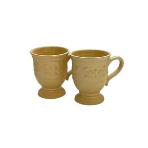 Set Of 2 Chris Madden  ADALINA Mugs Retired